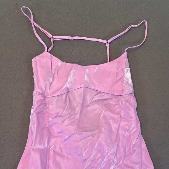 Princess Polly Women's Violetta Purple Mini Dress Ruched Size 6 Barbie NWT - Picture 2 of 10